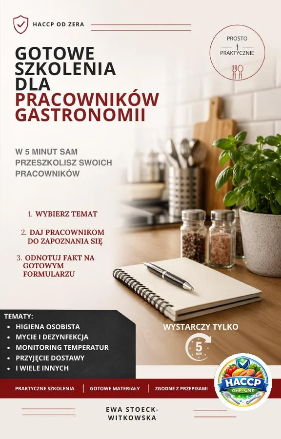 Okładka e-booka Gotowe szkolenia dla pracowników gastronomii